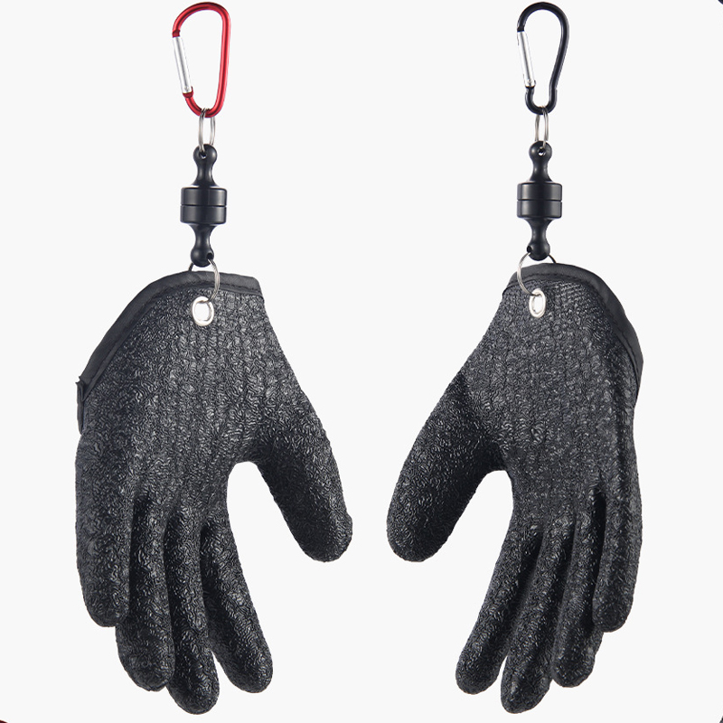 Fishing Gloves - 낚시용 장갑, 자석 탈부착, 미끄럼 방지,