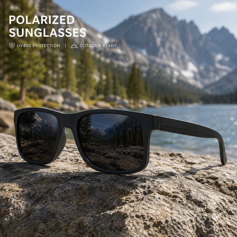 Fishing Sunglasses Polarized - 새로운 남성용 편광 선글라스, 여성용 사각형