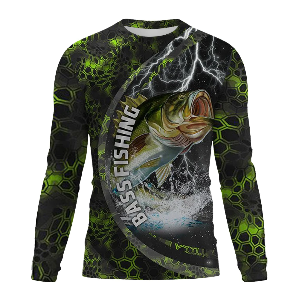 Fishing Shirt Uv Protection - 남성용 베이스 낚시용 긴팔 셔츠, 자외선