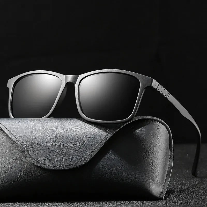 Fishing Sunglasses Polarized - 클래식한 남성용 선글라스, 빈티지 스타일의 사각형