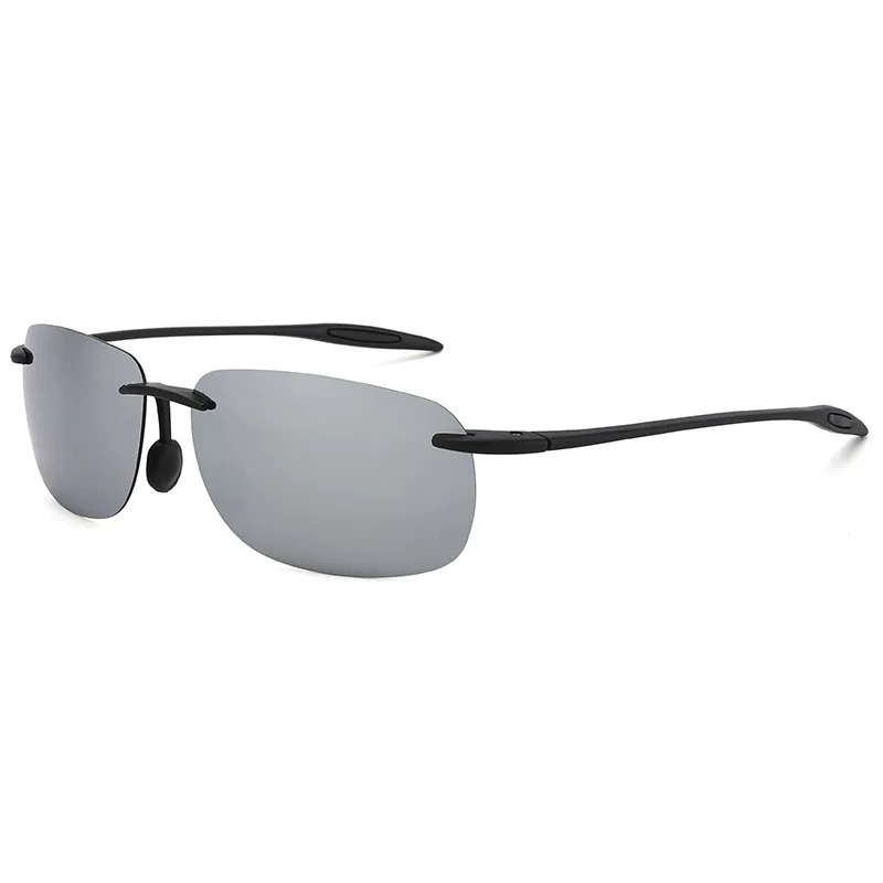새로운 TR90 편광 선글라스 남녀 공용 프레임리스 운 - Fishing Sunglasses Polarized 리뷰 및 가격