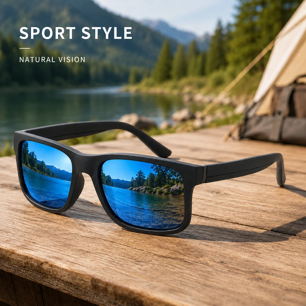 새로운 남성용 편광 선글라스, 여성용 사각형 디자인,  - Fishing Sunglasses Polarized 리뷰 및 가격