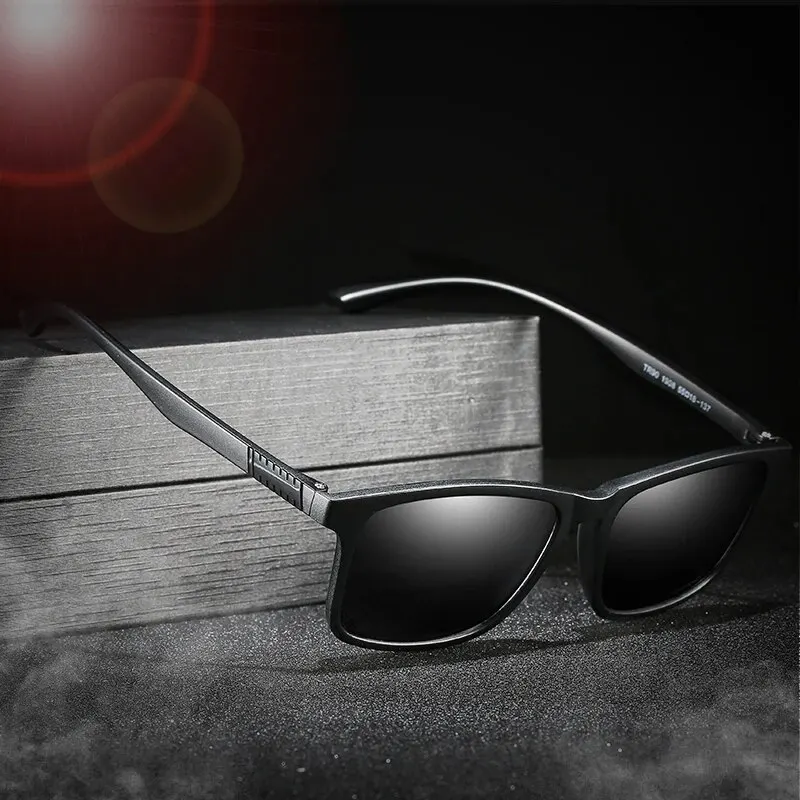 클래식한 남성용 선글라스, 빈티지 스타일의 사각형 디자 - Fishing Sunglasses Polarized 리뷰 및 가격