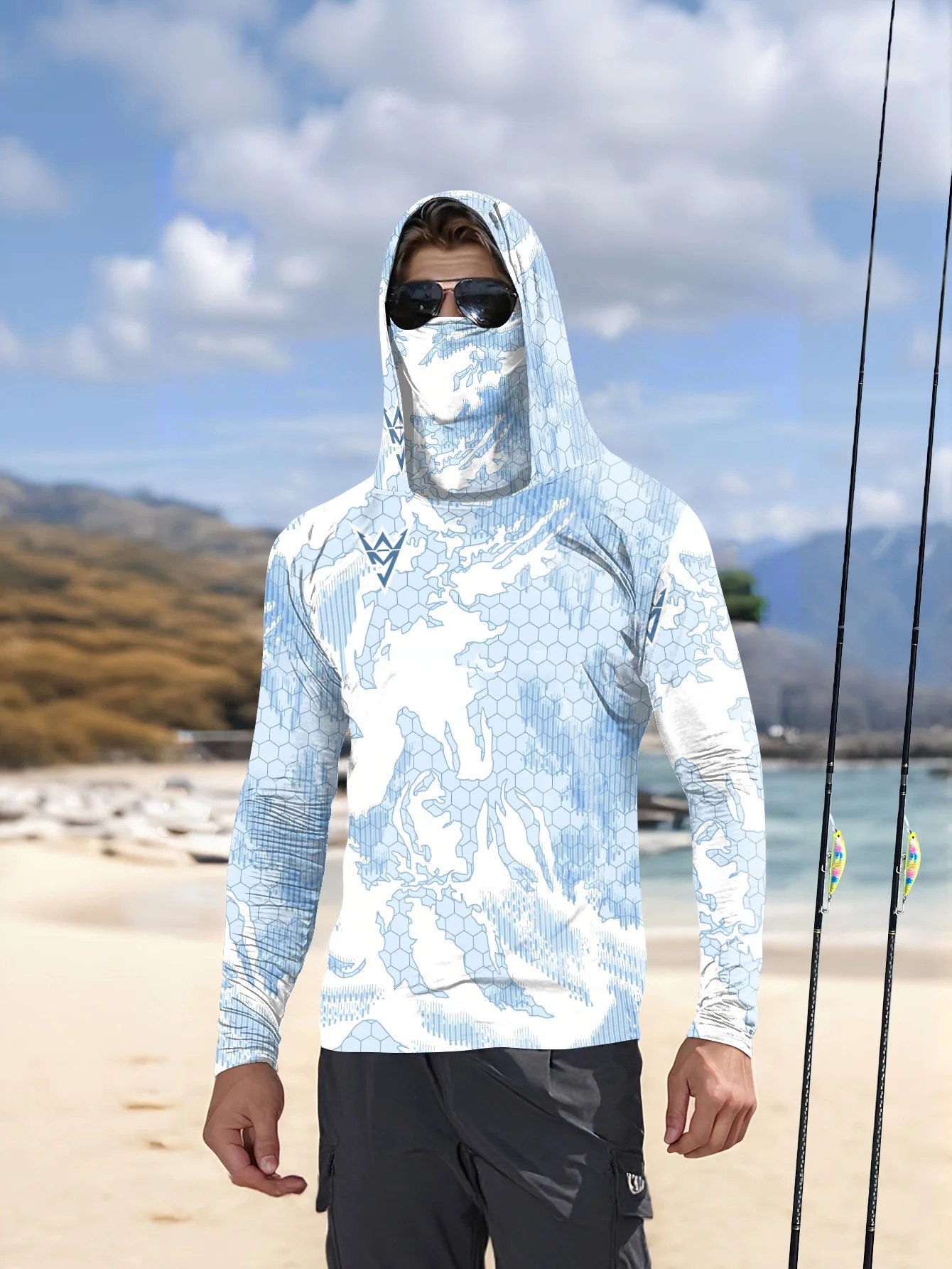 2026년 신형 자외선 차단 긴소매 후드 칼라 낚시 셔 - Fishing Mask Sun Protection 리뷰 및 가격